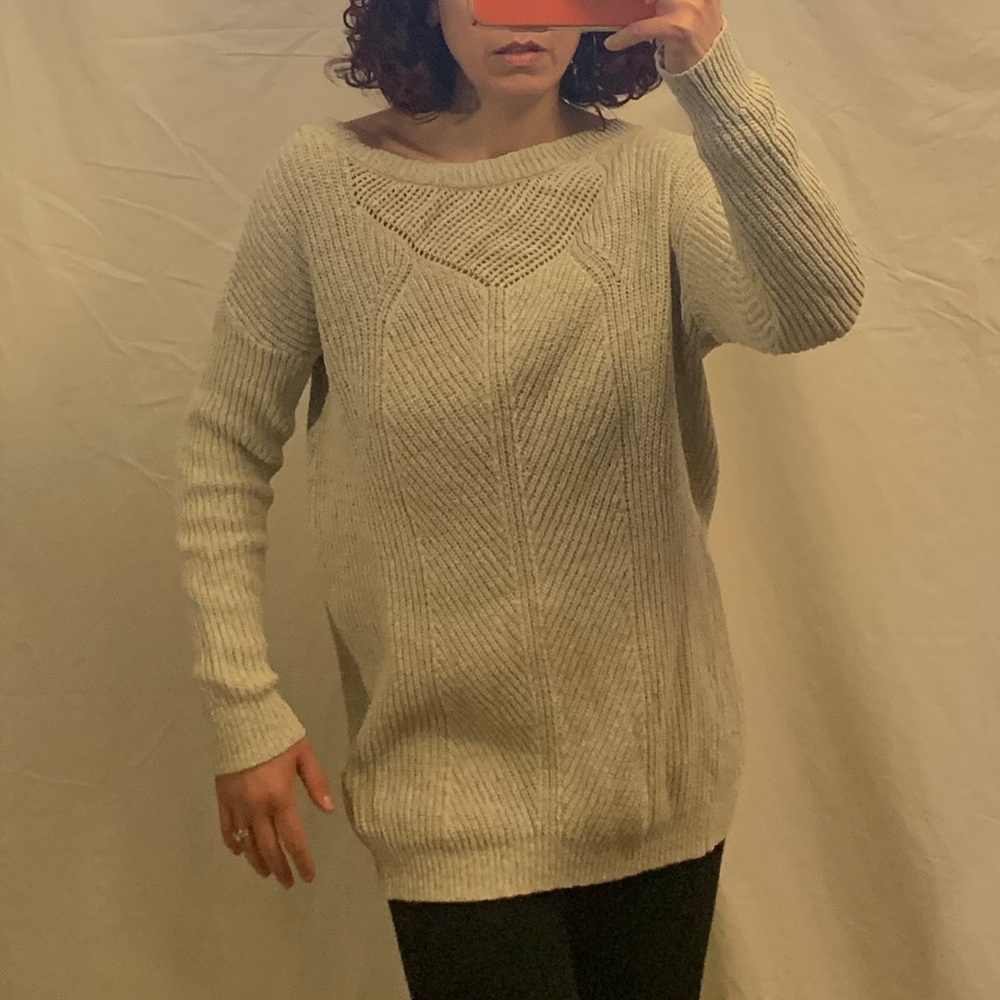 KIMCHI BLUE Oversized Off Shoulder Sweater